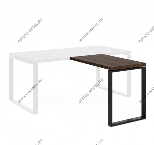 Приставка 100х60 черн RL100 15/B на Office-mebel.ru