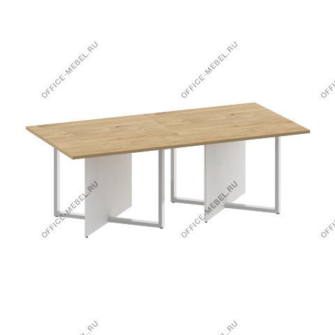 Стол переговорный, двойной, прямоугольный, SK.SP-KV-110-2 на Office-mebel.ru