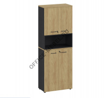 Шкаф высокий составной FLEX 221 hinged/open 156Z 15 156Z.34 на Office-mebel.ru