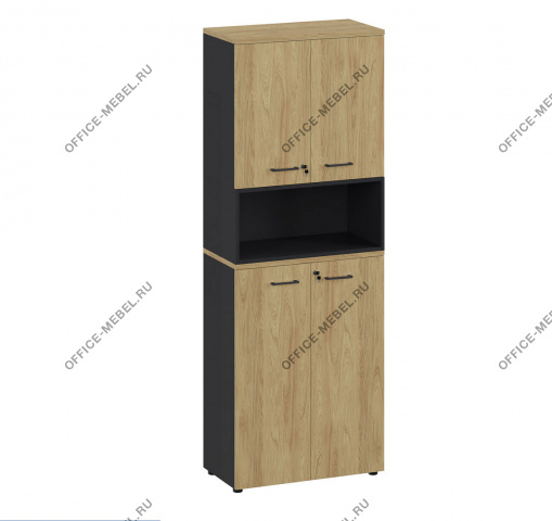 Шкаф высокий составной FLEX 221 hinged/open 156Z 15 156Z.34 на Office-mebel.ru