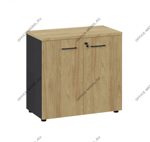 Шкаф низкий, черн 135H001 15/6Z/6Z.34 на Office-mebel.ru