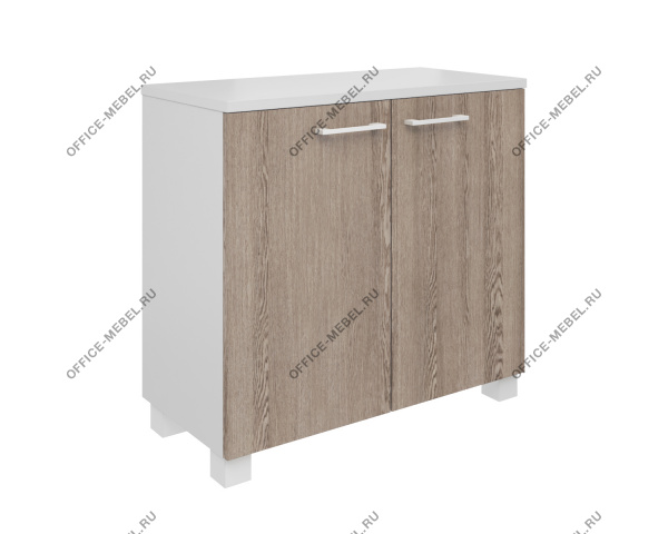 Шкаф книжный низкий закрытый Alba AL-2.0+4.0 на Office-mebel.ru