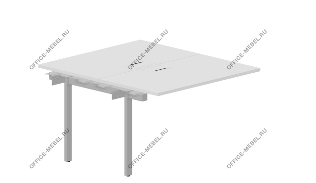 Составной стол на 2 рабочих места UNN2TPL12 на Office-mebel.ru