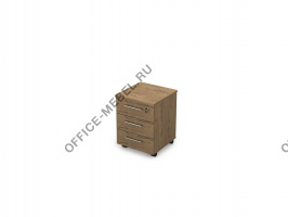 Тумба подкатная средняя Gloss Line 9НТ.004 на Office-mebel.ru