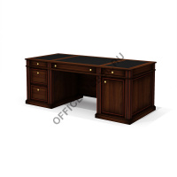 Стол руководителя (двухтумбовый, с центральным лотком) Dan-200.2  на Office-mebel.ru