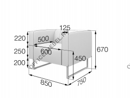 Кресло КС1-60 на Office-mebel.ru