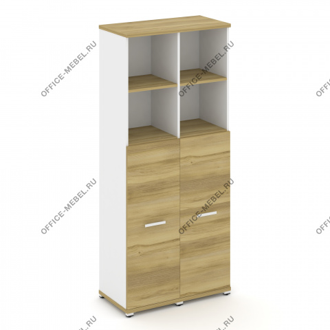 Шкаф две узкие секции, 5 ниш (Два фасада ЛДСП  на 3 ниши) CN.STU-524 A на Office-mebel.ru