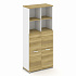 Шкаф две узкие секции, 5 ниш (Два фасада ЛДСП  на 3 ниши) CN.STU-524 A на Office-mebel.ru 1