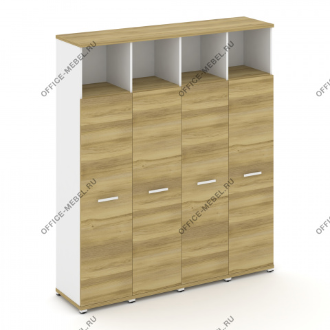 Шкаф четыре узкие секции, 5 ниш (4 фасада ЛДСП, 4 ниши) CN.STU-546 A на Office-mebel.ru