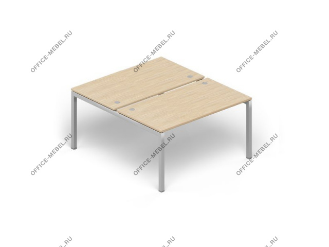 Стол BENCH на 2 рабочих места (основной элемент) PE2T166 на Office-mebel.ru
