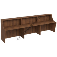 Стойка ресепшен прямая К.9130-3 ДШ на Office-mebel.ru