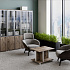 Дверь стеклянная тонированная в алюминиевом профиле V-014 на Office-mebel.ru 7