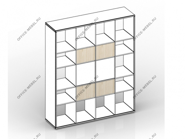 Комплект задних стенок (малых) для стеллажа - 4 штуки SPBAC.3824 на Office-mebel.ru