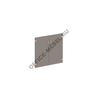 Дверь стеклянная низкая тонированная (2 шт.) К.632 на Office-mebel.ru