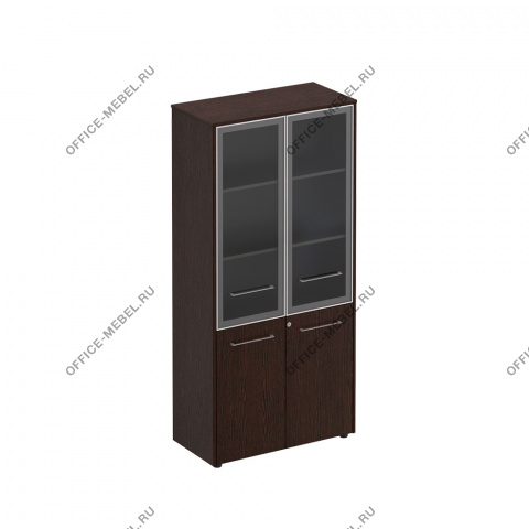 Шкаф для документов со стеклянными дверьми МЕ 343 на Office-mebel.ru