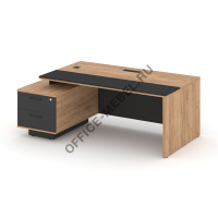 Стол с малой опорной тумбой DX.SRT.M-220 Л/П на Office-mebel.ru