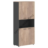 Шкаф с 2-мя комплектами глухих малых дверей JHC 85.4 на Office-mebel.ru