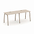 Рабочая станция на 2 места ES.RS-2.1-LK на Office-mebel.ru 1