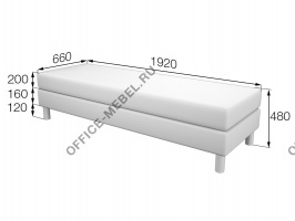 Банкетка 3-местная Dm-P3 на Office-mebel.ru