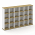 Стеллаж шесть узких секций, 4 ниши CN.STU-460 на Office-mebel.ru 1