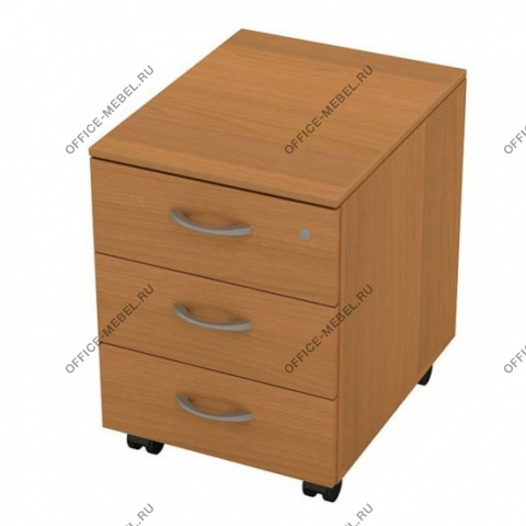 Тумба выкатная 3-ящичная с центральным замком 212 на Office-mebel.ru