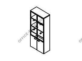Шкаф комбинированный FLS331 на Office-mebel.ru