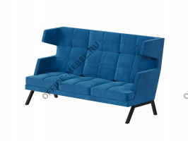 Диван трёхместный высокий с декором из пуговиц ALDB-03 на Office-mebel.ru