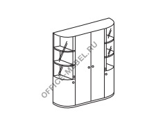 Книжный шкаф PVPEGA8 на Office-mebel.ru