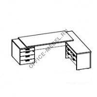 Стол CaCSTP2720(L/R) на Office-mebel.ru