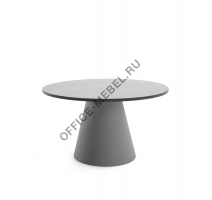 NOALE Стол кофейный высокий БЕТОН СВ/СЕРЫЙ на Office-mebel.ru