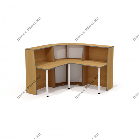 Стойка администратора ольха А-80 (x2) + А-90 + L-710 (х3) на Office-mebel.ru