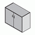 Шкаф низкий, 2 двери NL327.D на Office-mebel.ru 1