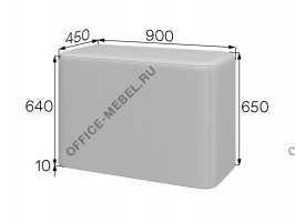 Пуф высокий на регулируемой опоре БК-9065 на Office-mebel.ru