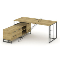 Стол руководителя на опорной тумбой RF.SRT-25 Р/Л на Office-mebel.ru