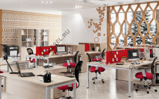 Xten-s - Офисная мебель для персонала светлого декора светлого декора на Office-mebel.ru