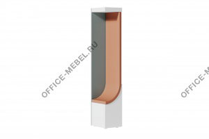 Шкаф с мягким местом П/Л 400 ART410.U604 на Office-mebel.ru