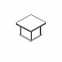 Стол кофейный PVFAL60T на Office-mebel.ru 1