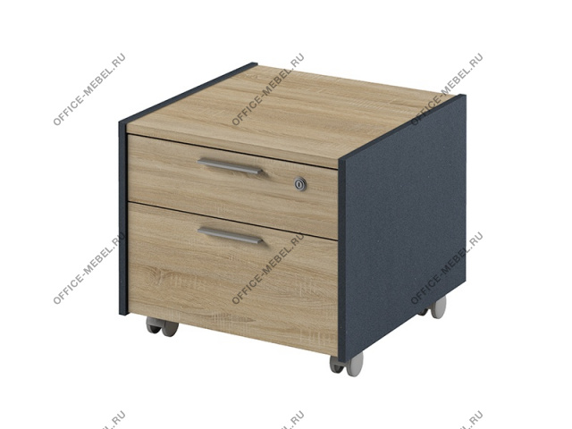Тумба подкатная с замком на 1 ящик I-91 на Office-mebel.ru