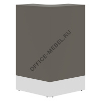 Стойка ресепшен угловая EDCR 69, Мокко на Office-mebel.ru