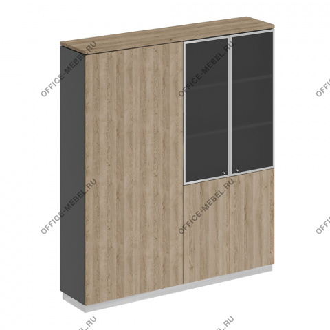 Шкаф закрытый со стеклом СИ 314 на Office-mebel.ru