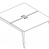 Рабочая станция (2х120) АЛ 9176 на Office-mebel.ru 1
