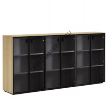 ENZO Шкаф-витрина H.120, 6 дв 109 734 ECL-L 01 на Office-mebel.ru