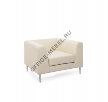 ЕВА АП/EVA UP Кресло, иск.кожа EVA UP 1 Chrome Ecotex 3027 на Office-mebel.ru