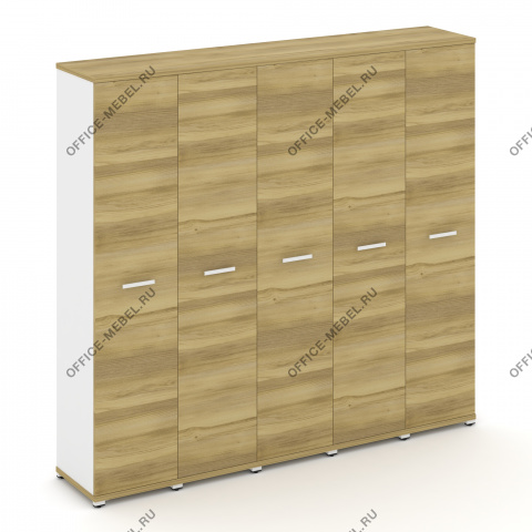 Шкаф пять узких секций, 5 ниш (5 фасадов ЛДСП, 5 ниш) CN.STU-558 A на Office-mebel.ru