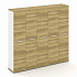 Шкаф пять узких секций, 5 ниш (5 фасадов ЛДСП, 5 ниш) CN.STU-558 A на Office-mebel.ru 1