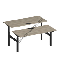 Рабочая станция на электроприводе с заглушками А2 БГ 104 БП на Office-mebel.ru