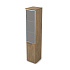 Шкаф-пенал высокий Gloss Line 9НП.005.19 П/Л на Office-mebel.ru 1