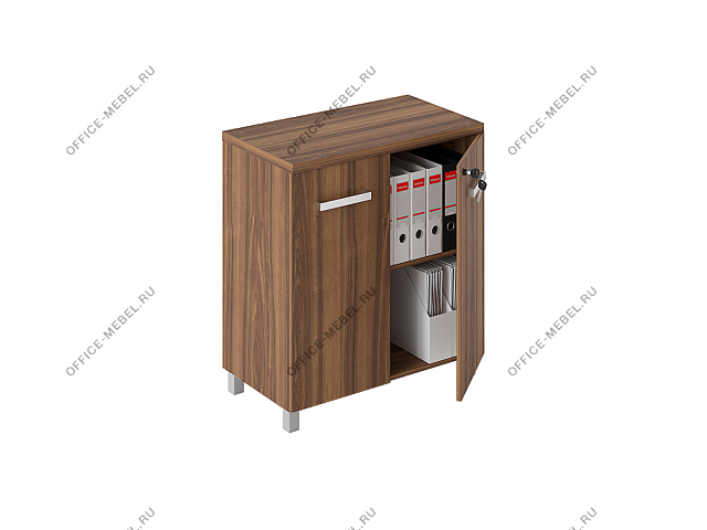 Шкаф закрытый -ДСП низкий 026/013/038 на Office-mebel.ru