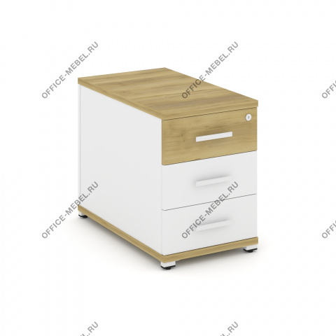 Тумба опорная/приставная 3 ящика CN.TGO-001 A/B/W на Office-mebel.ru