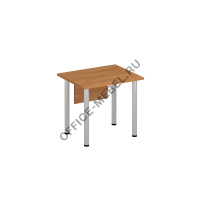 Стол письменный на хромированных опорах МХ с экраном ДСП ФР 1114  на Office-mebel.ru